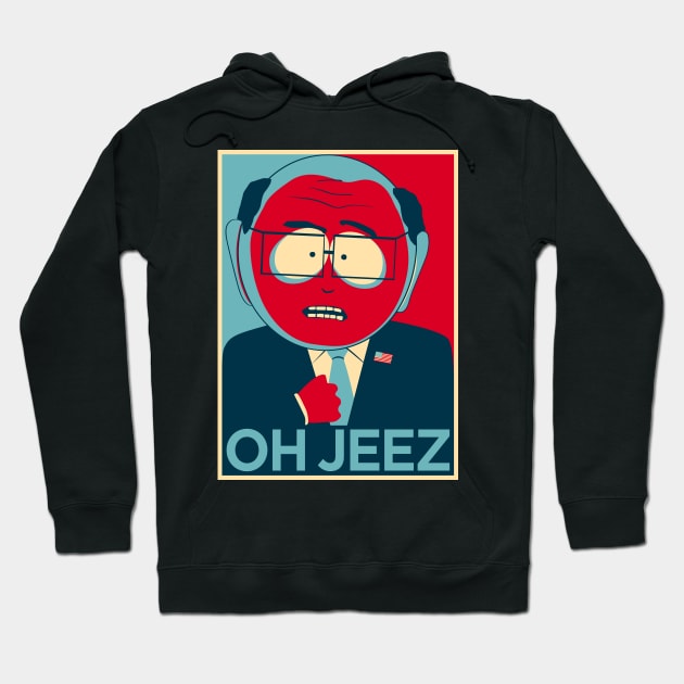 GARRISON OH JEEZ Hoodie by Theo_P